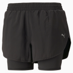 4sh Puma 523181-01 2-in-1 Running Shorts Women Favourite - black